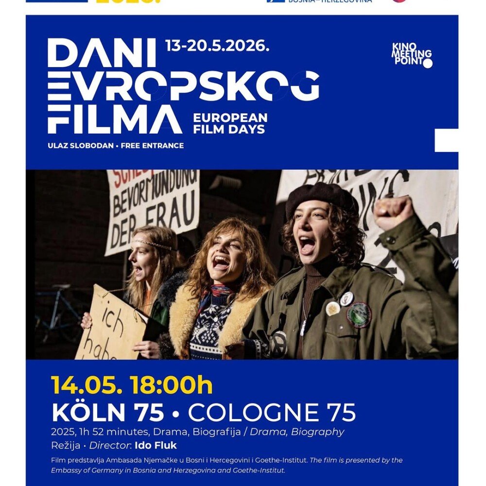 Projekcija filma Köln 75 Sarajevo
