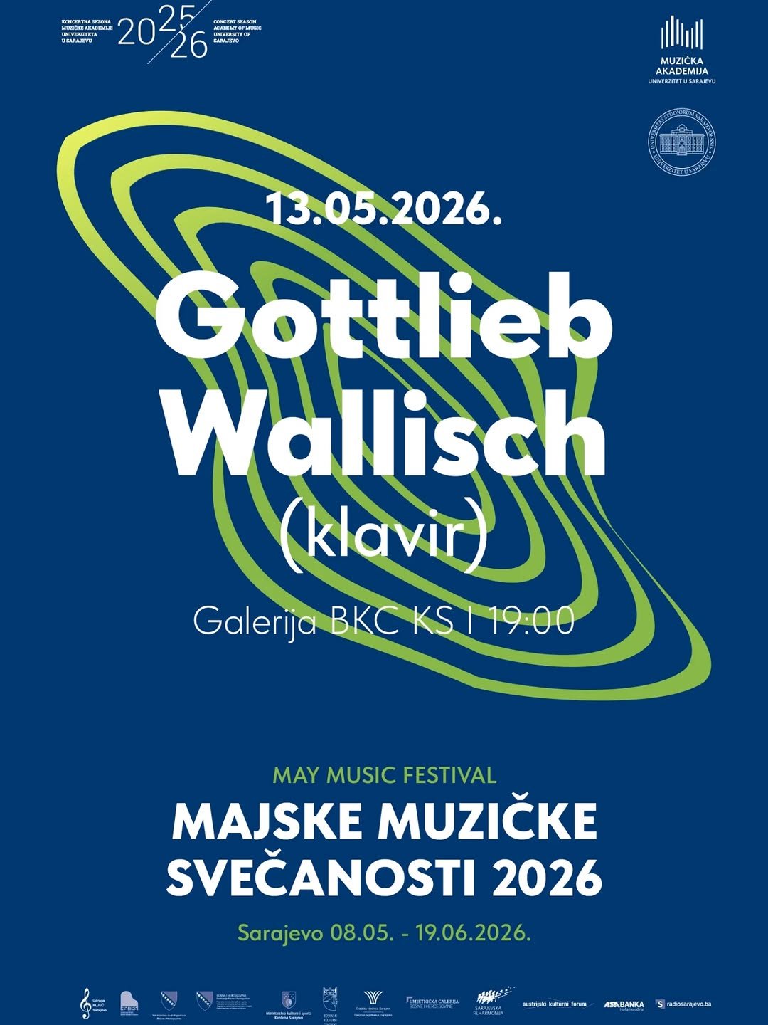 Solistički recital Gottlieba Wallischa Sarajevo