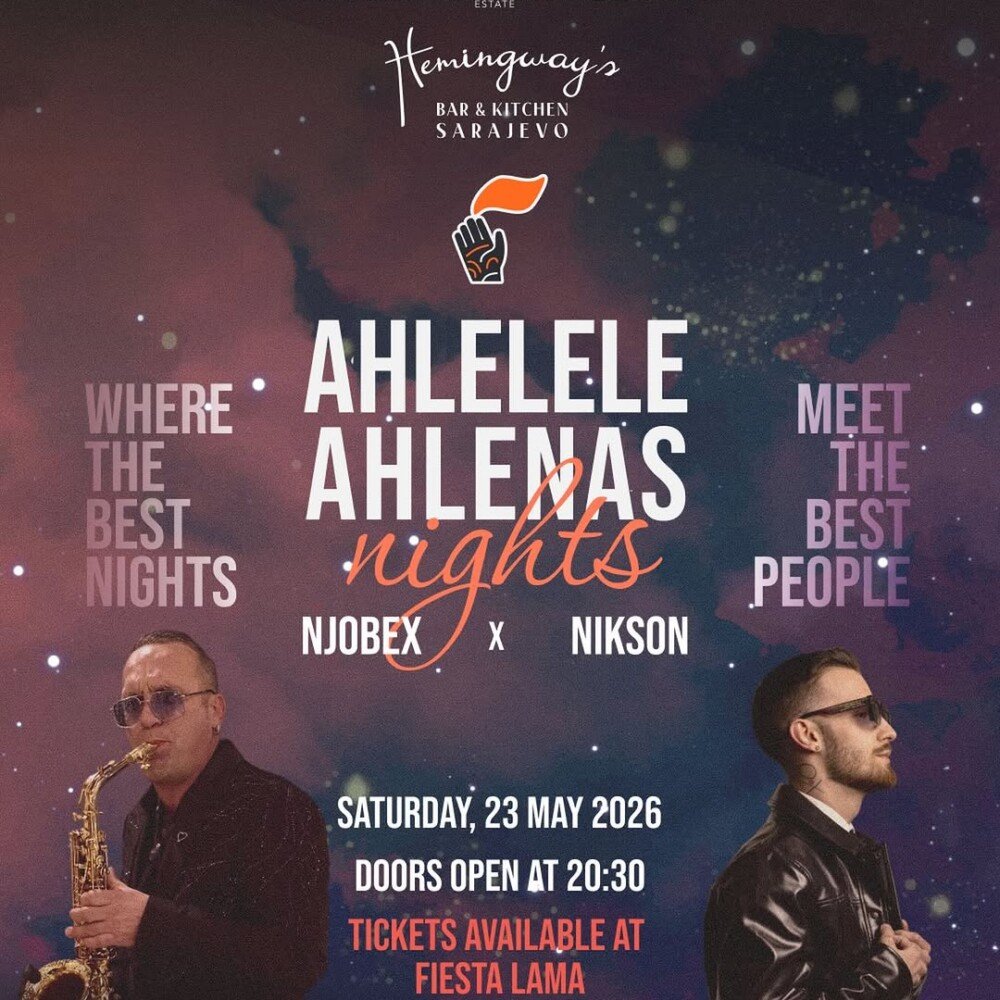 Ahlelele Ahlenas Nights Sarajevo u Hemingway's Bar