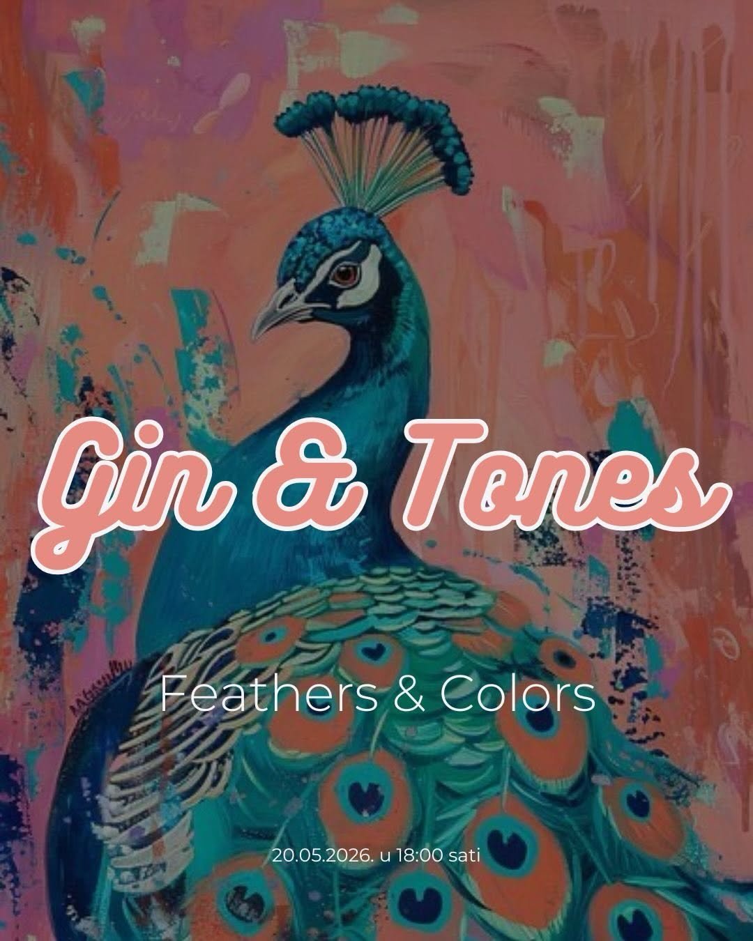 Feathers & Colors Sarajevo – Gin & Tones slikarska radionica
