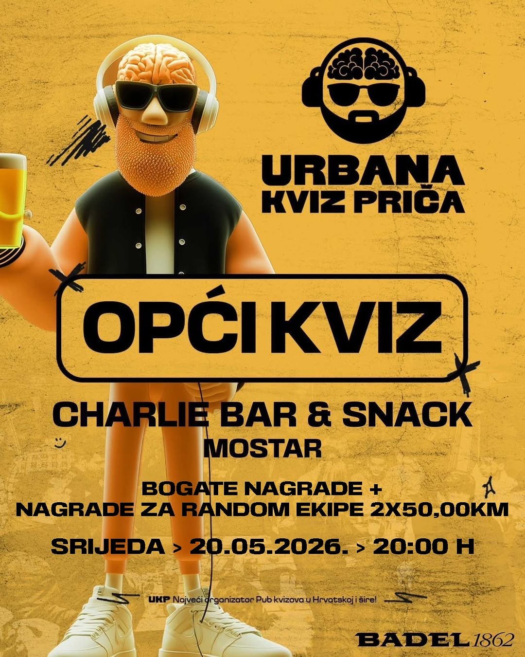 Opći kviz u Charlie Bar & Snacku Mostar