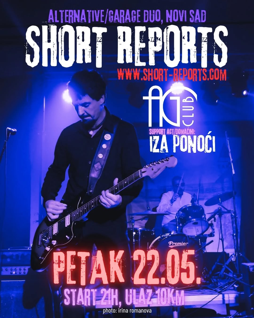 Short Reports u Sarajevu – AG Club Sarajevo koncert
