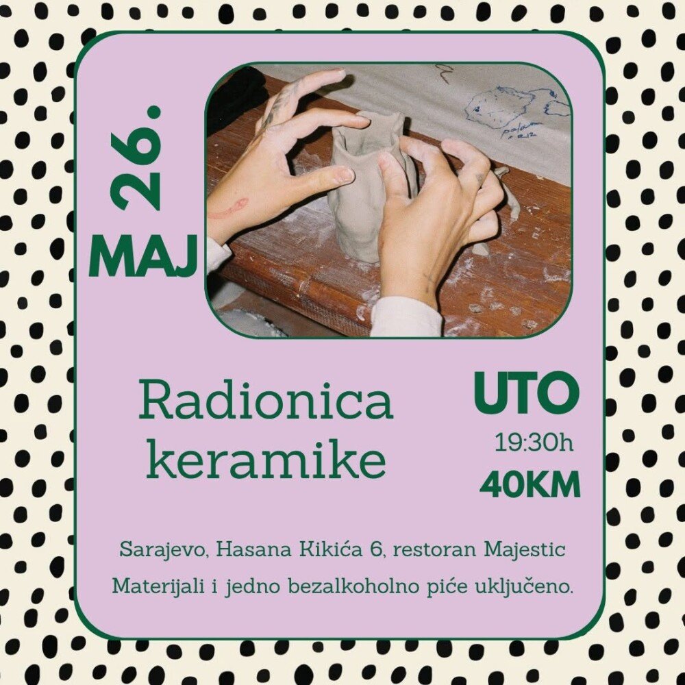 Radionica keramike u AOI Studio Sarajevo