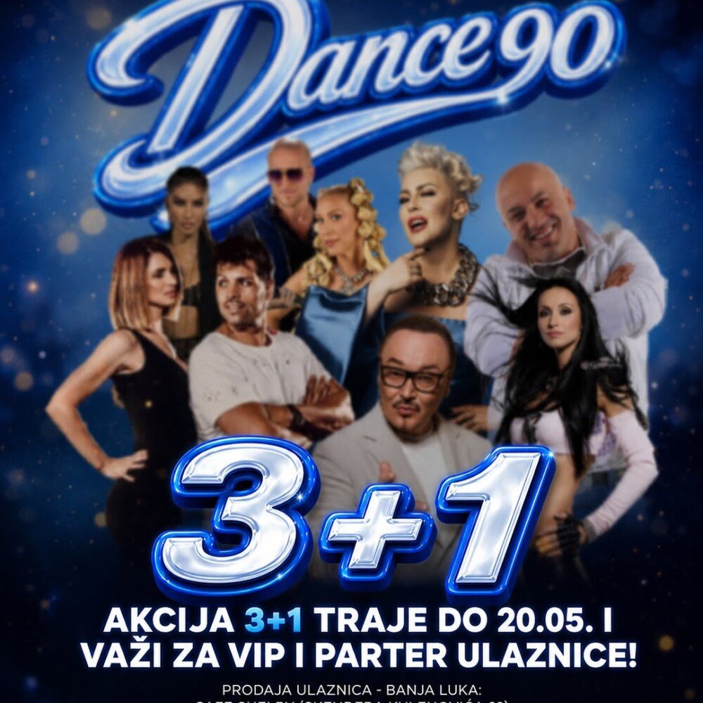 Mega dance spektakl devedesetih Banjaluka