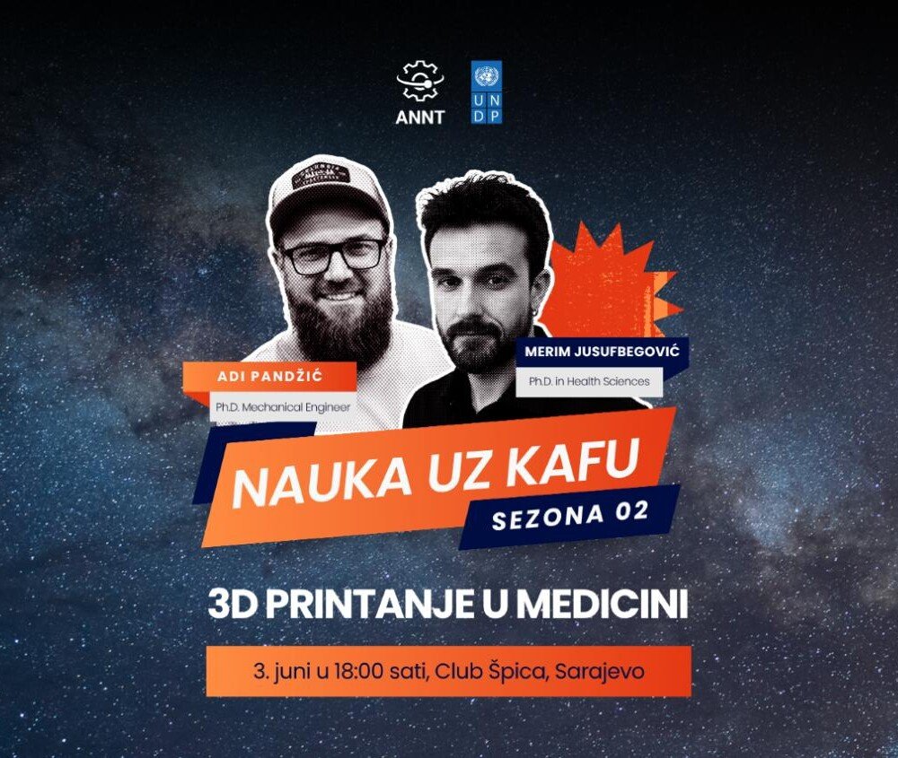 Nauka uz Kafu Sarajevo – 3D printanje u medicini
