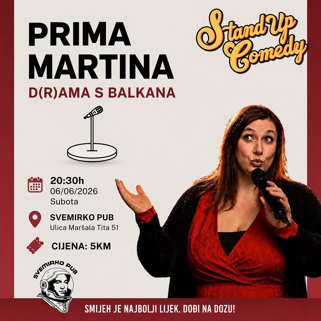 Stand up komedija – D(r)ama sa Balkana Svemirko Pub