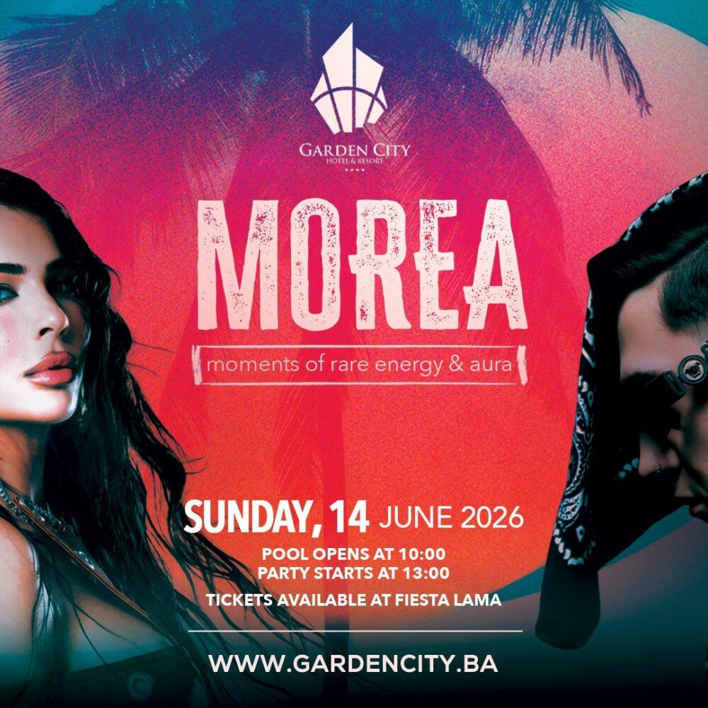 MOREA Konjic poolside party u Garden City Hotelu