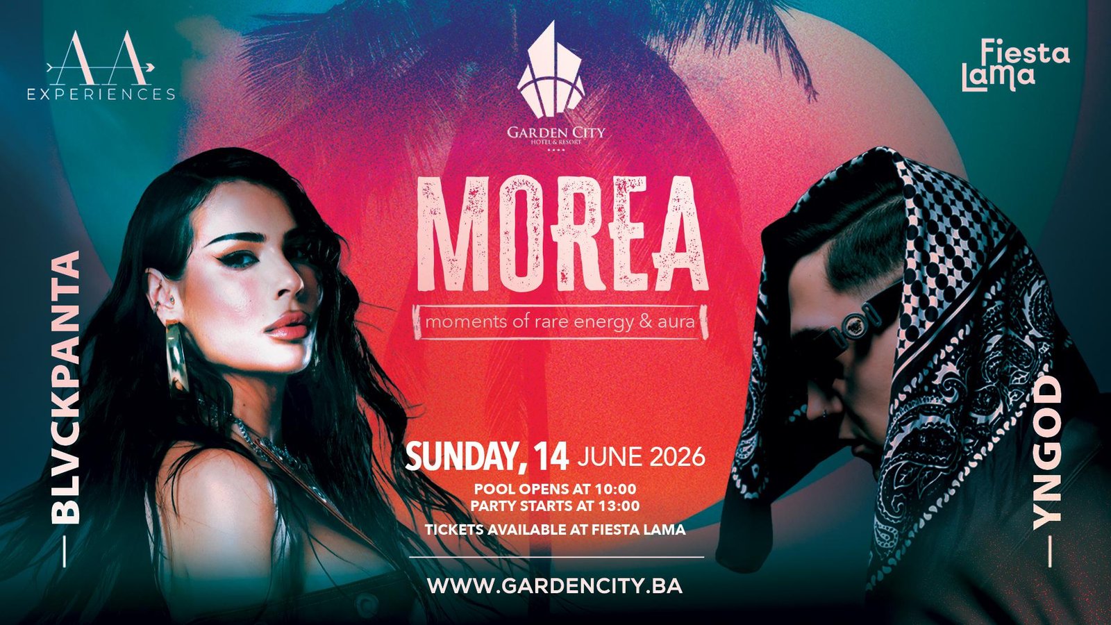 MOREA Konjic poolside party u Garden City Hotelu