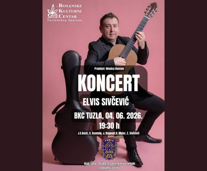 Solistički koncert Elvisa Sivčevića Tuzla