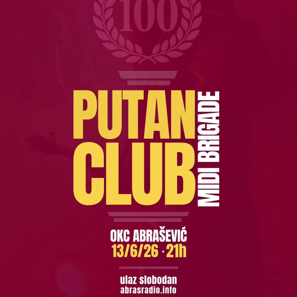 Putan Club + MIDI Brigade Mostar u OKC Abrašević