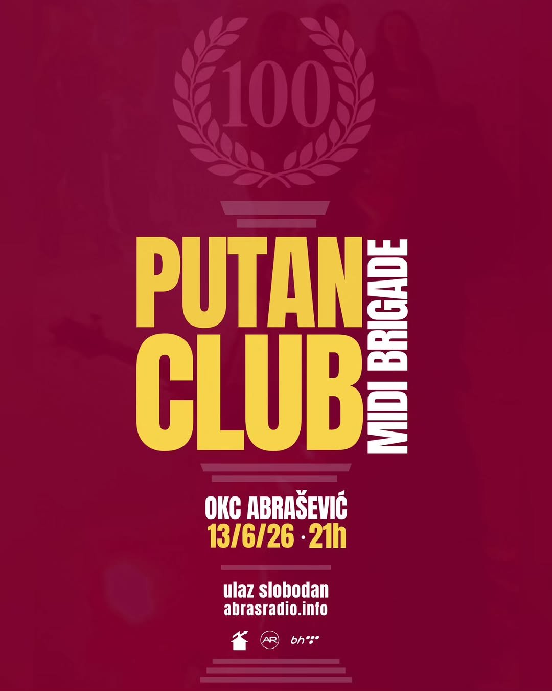 Putan Club + MIDI Brigade Mostar u OKC Abrašević