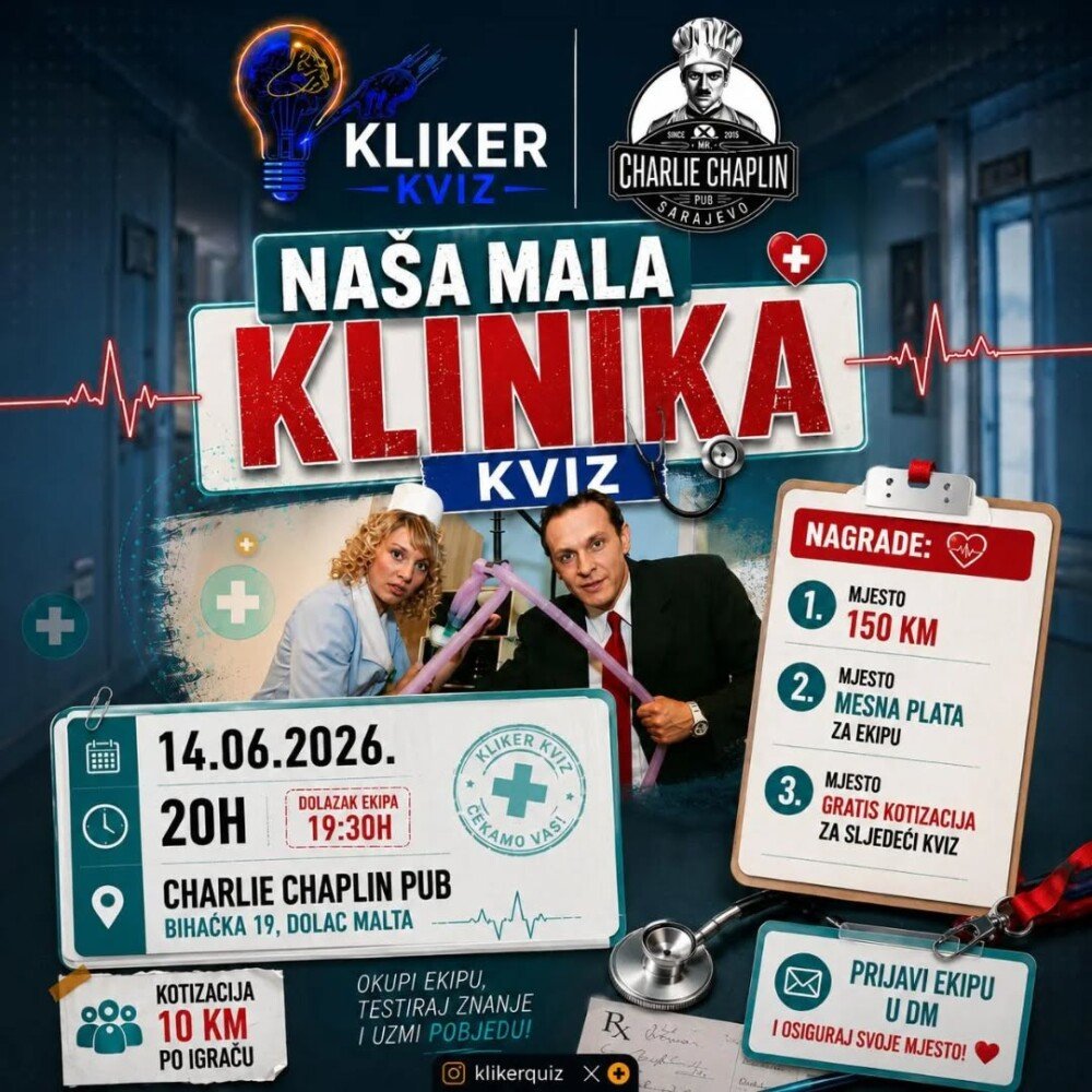 Naša mala klinika kviz Sarajevo