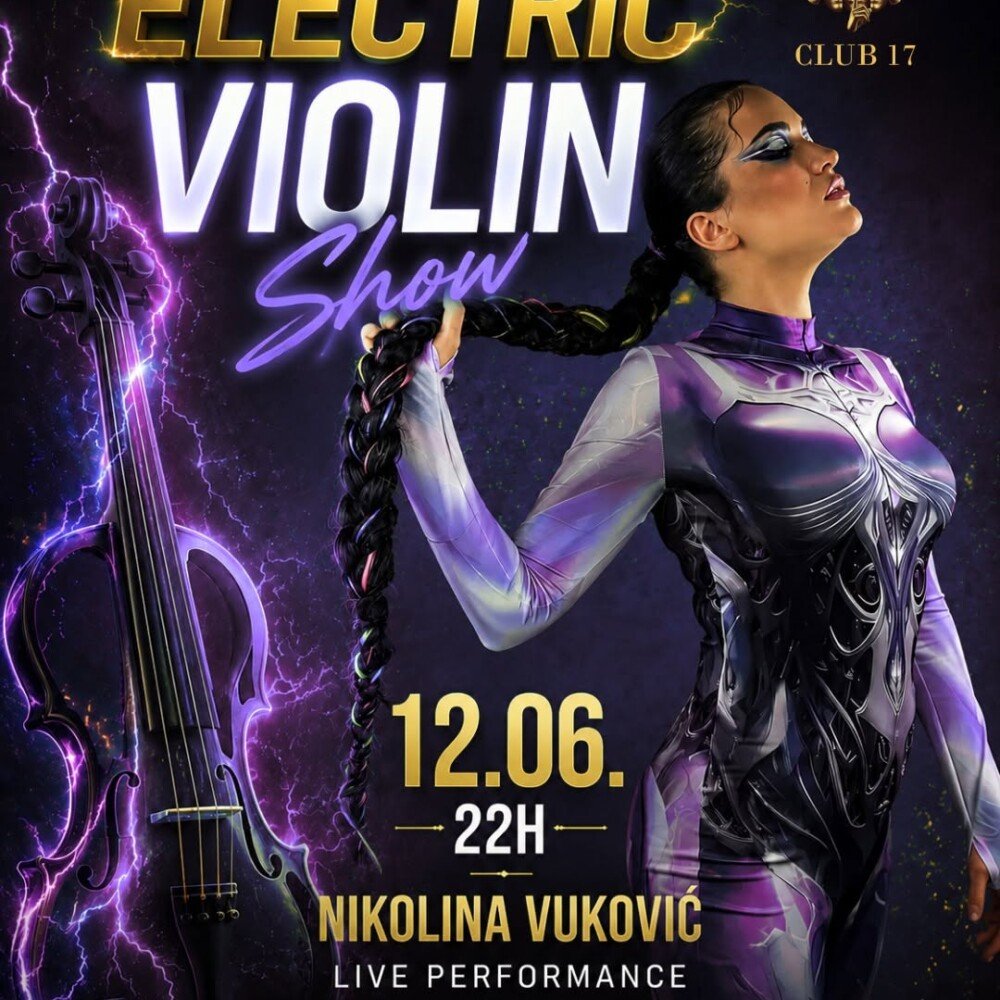 Klupska noć uz violinu: Nikolina Vuković