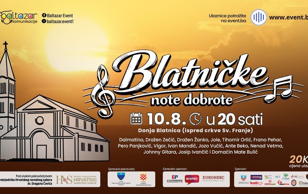 Blatničke note dobrote Donja Blatnica