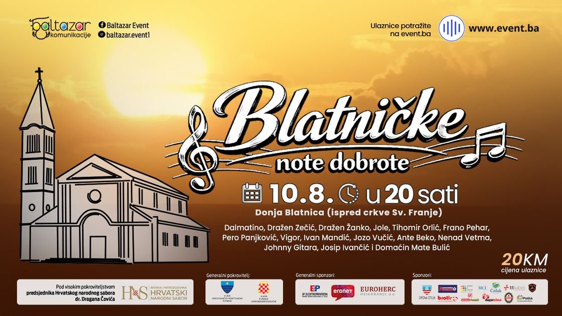 Blatničke note dobrote Donja Blatnica