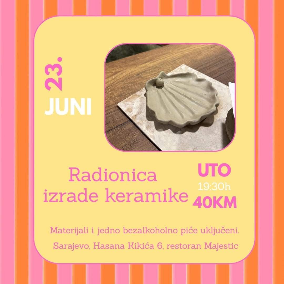 Radionica izrade keramike Sarajevo