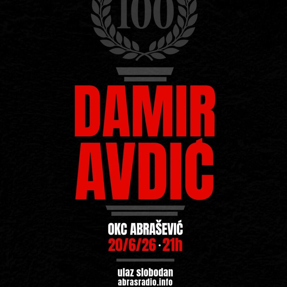 Damir Avdić koncert Mostar