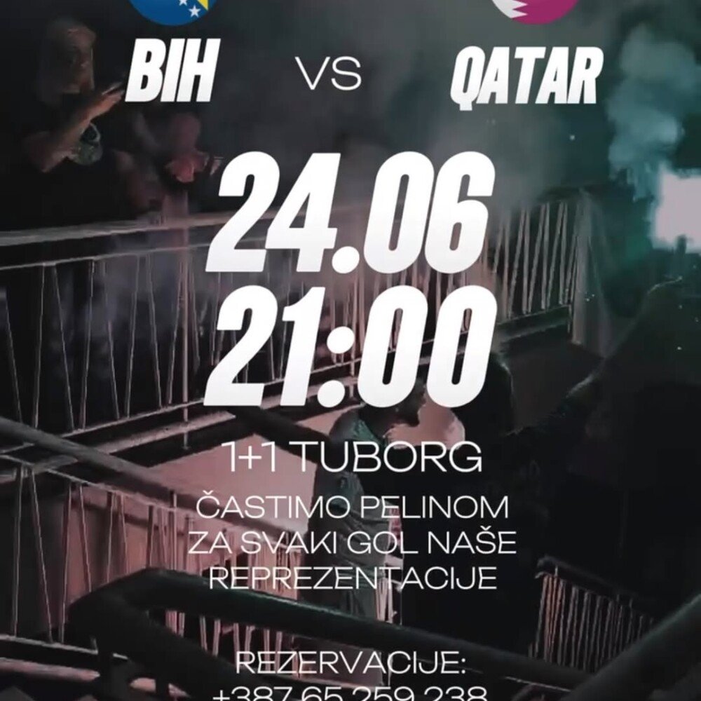 Gledanje utakmice: Zmajevi vs Katar Sarajevo