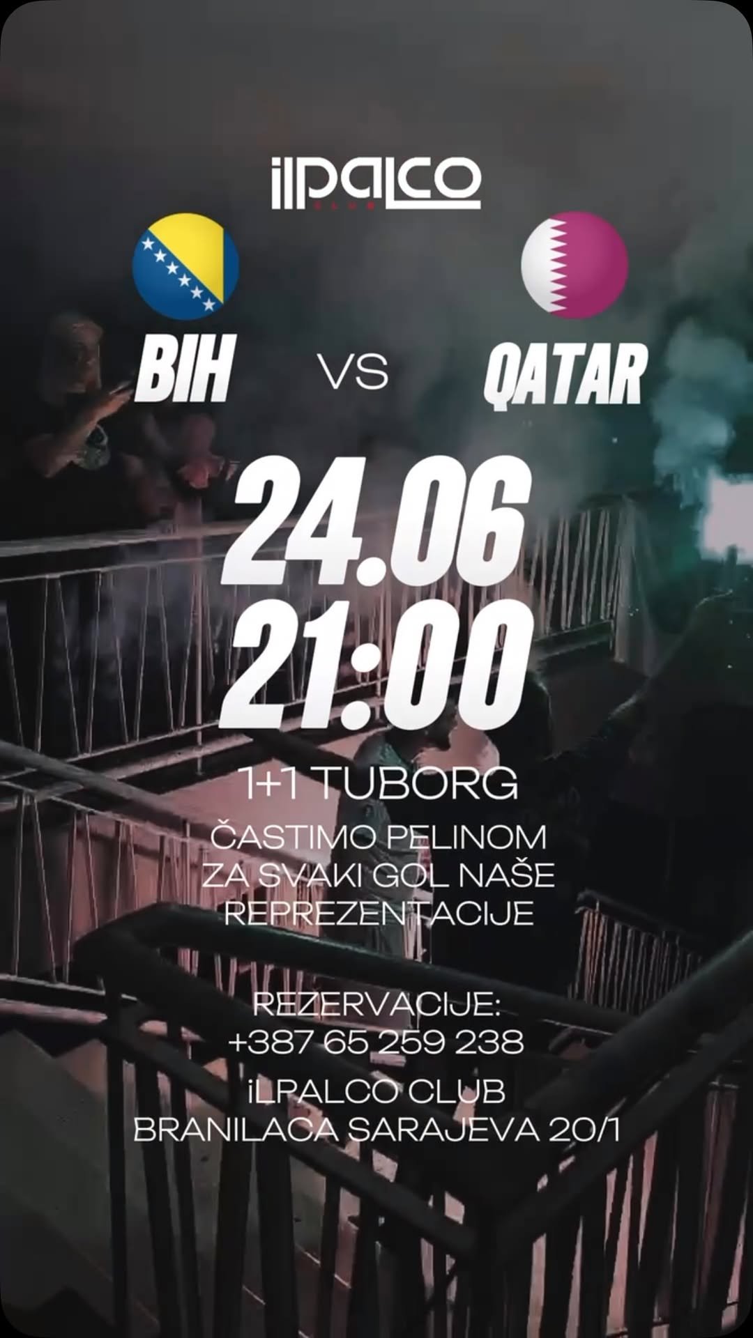 Gledanje utakmice: Zmajevi vs Katar Sarajevo