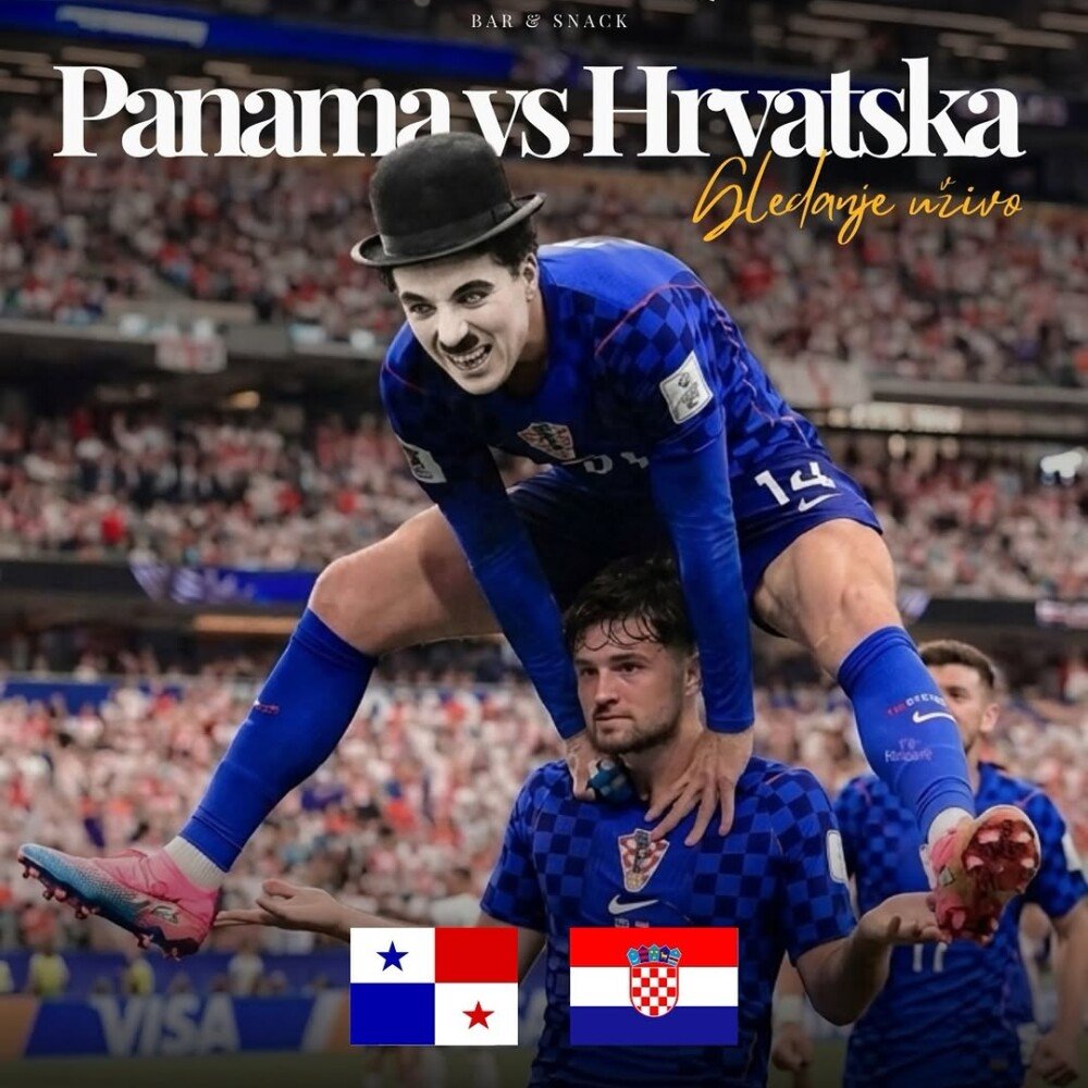 Navijanje: Hrvatska (Vatreni) protiv Paname Mostar