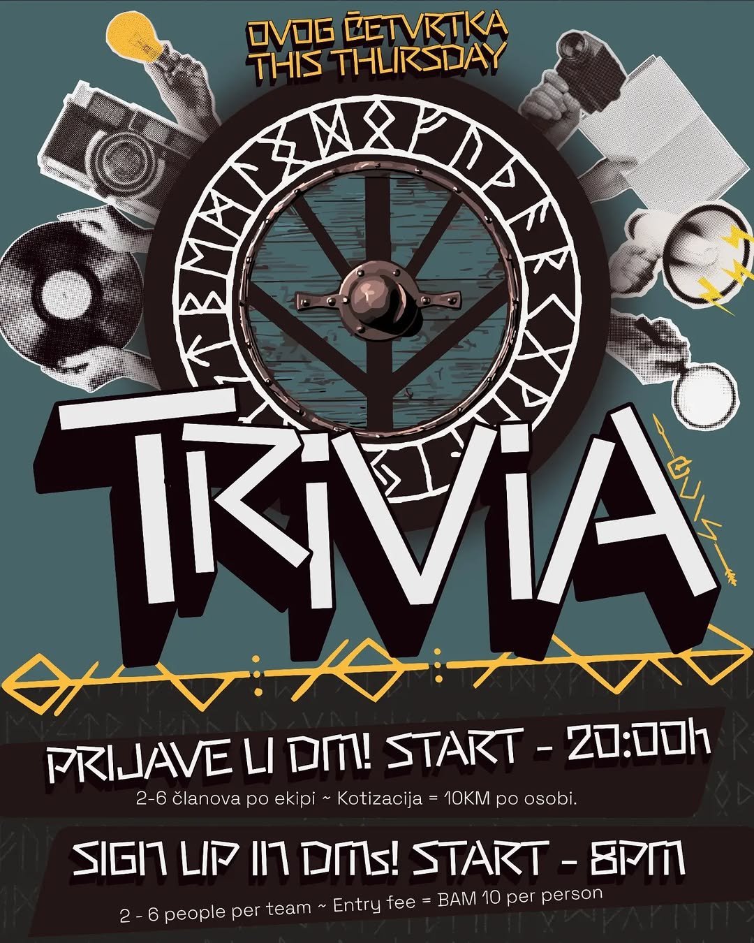 Vanredni Trivia kviz Sarajevo