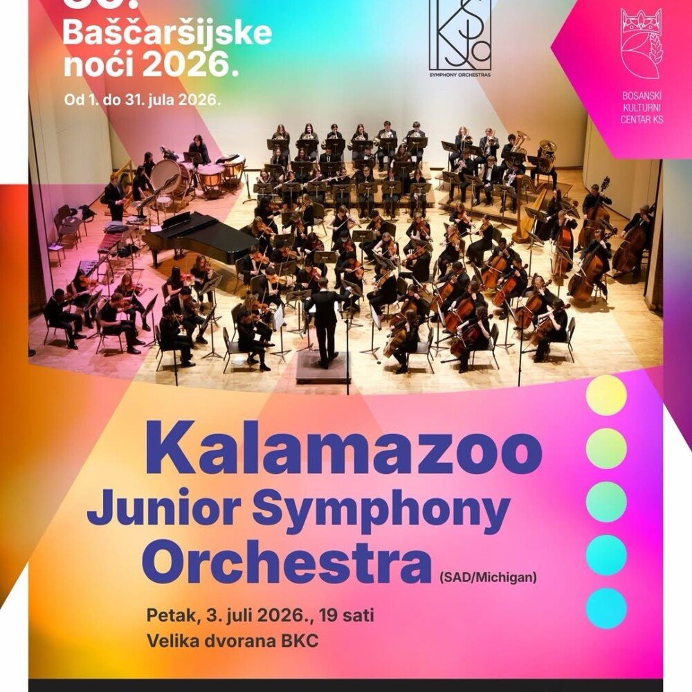 Koncert: Kalamazoo Junior Symphony Orchestra u Sarajevu