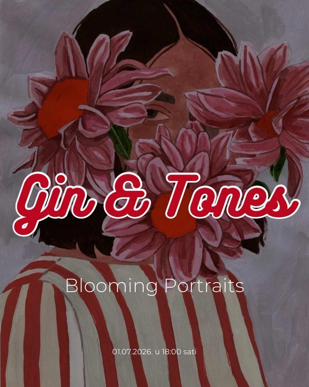 Blooming Portraits Sarajevo – Gin & Tones slikarska radionica