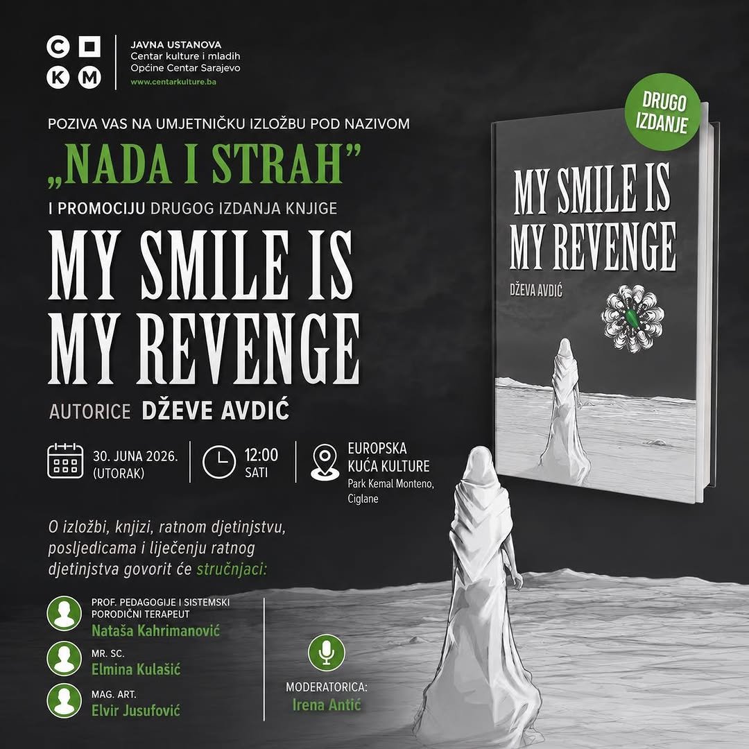 Nada i strah Sarajevo — izložba i promocija knjige