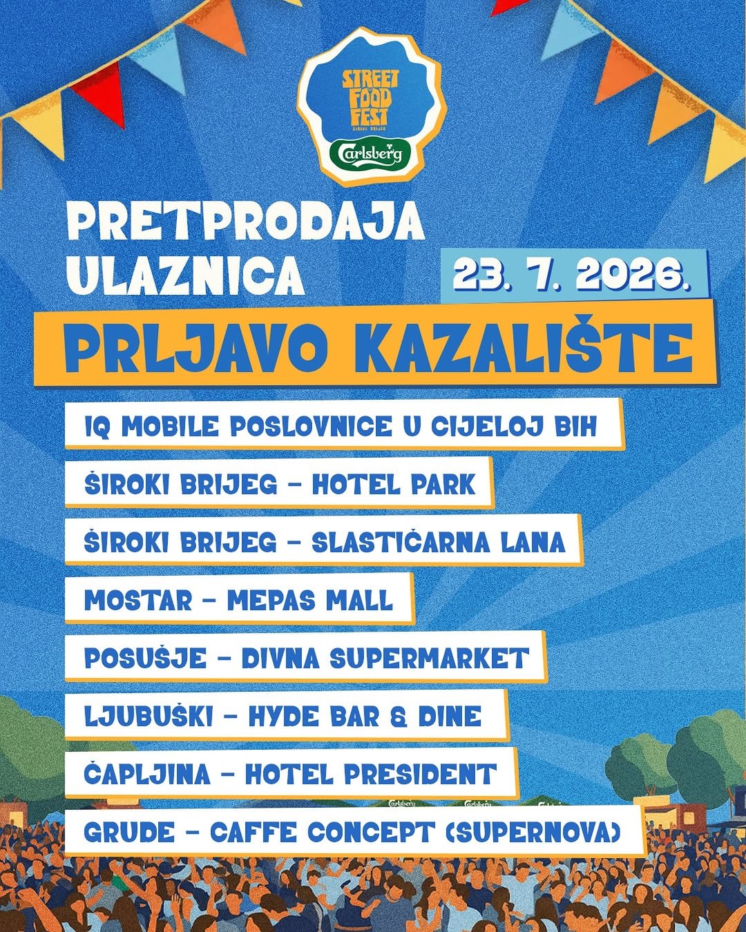 Carlsberg Street Food Fest Široki Brijeg – Prljavo Kazalište