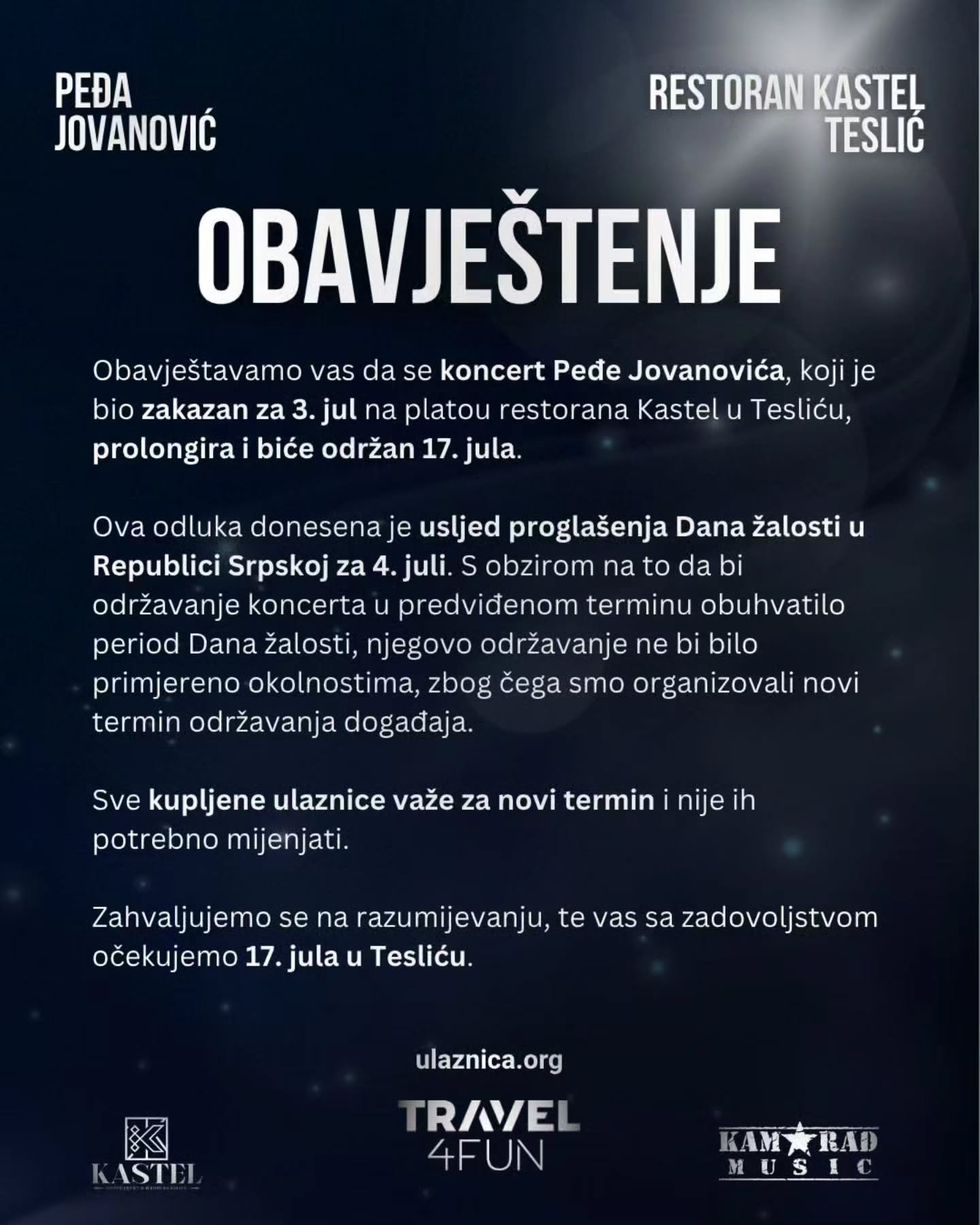 Druženje uz Peđu Jovanovića Teslić