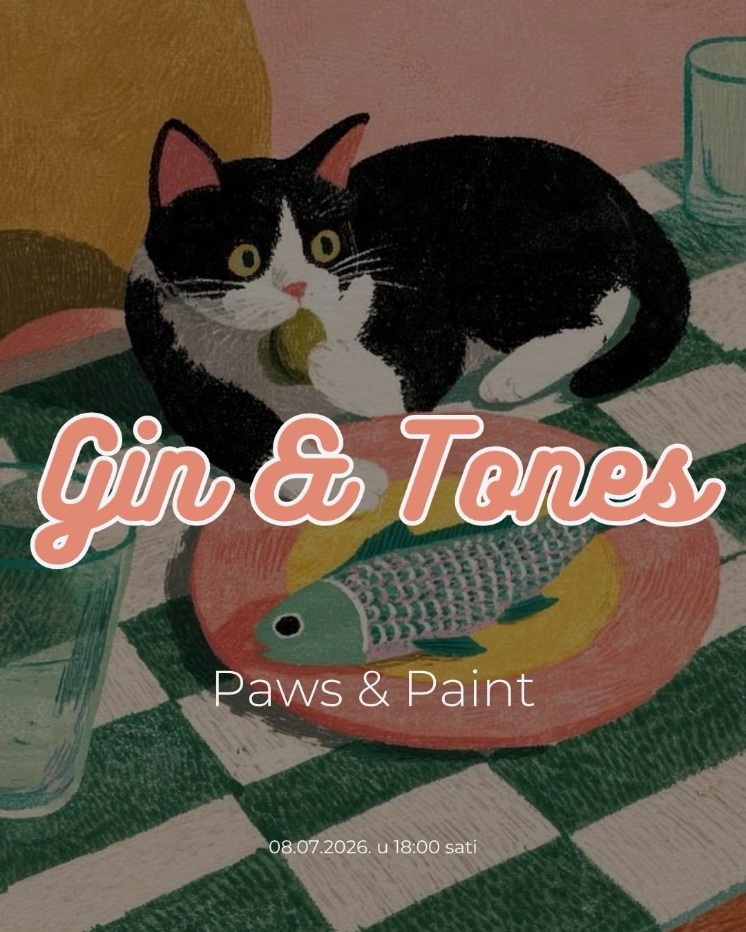 Paws & Paint Sarajevo slikarska radionica Paint & Purr