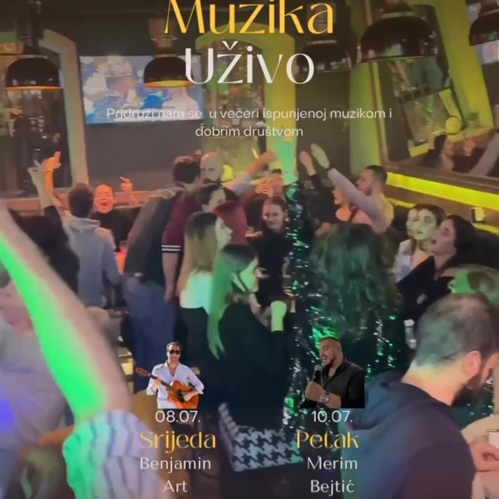 Muzika uživo: Benjamin Art Sarajevo