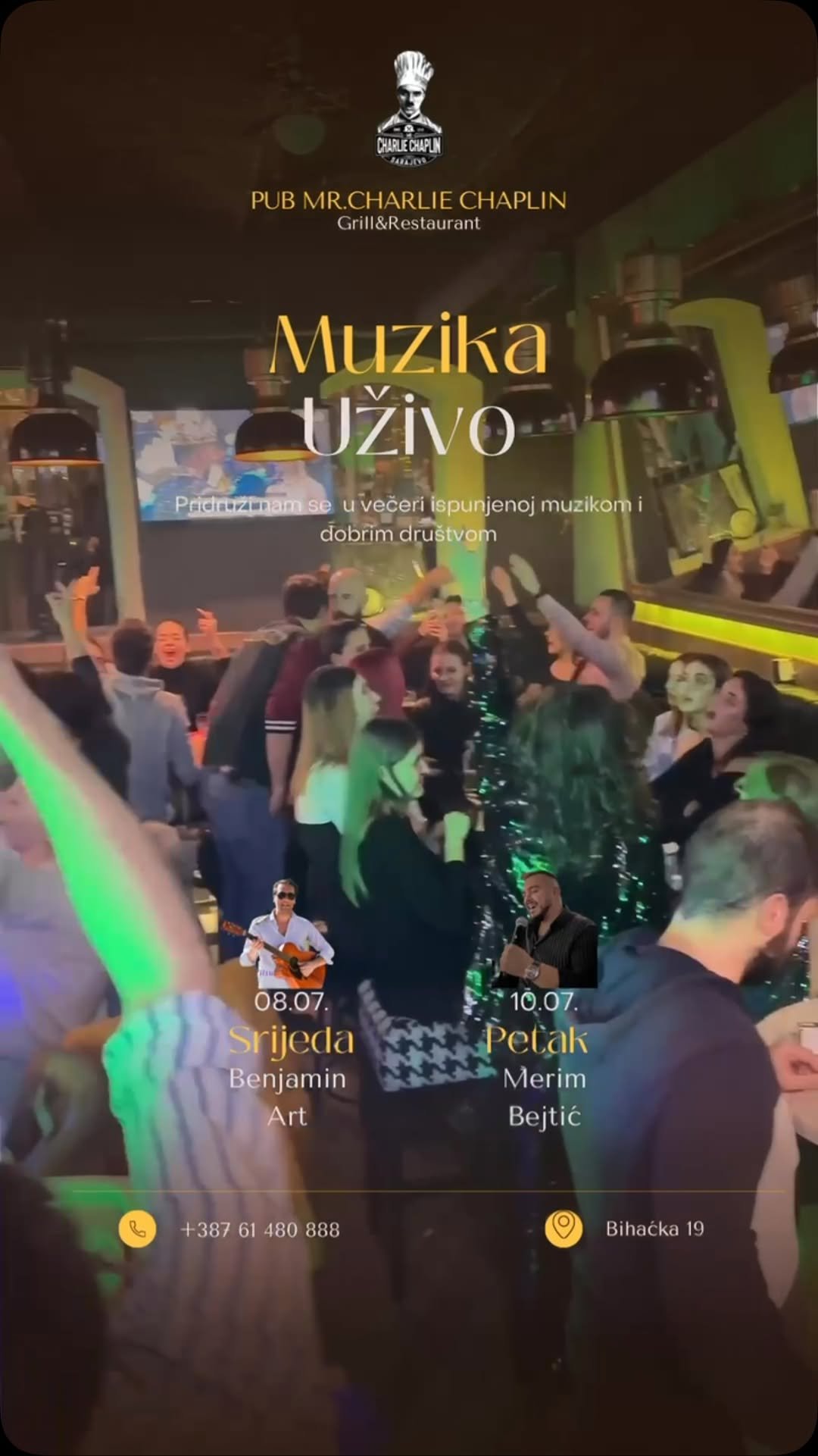 Muzika uživo: Benjamin Art Sarajevo