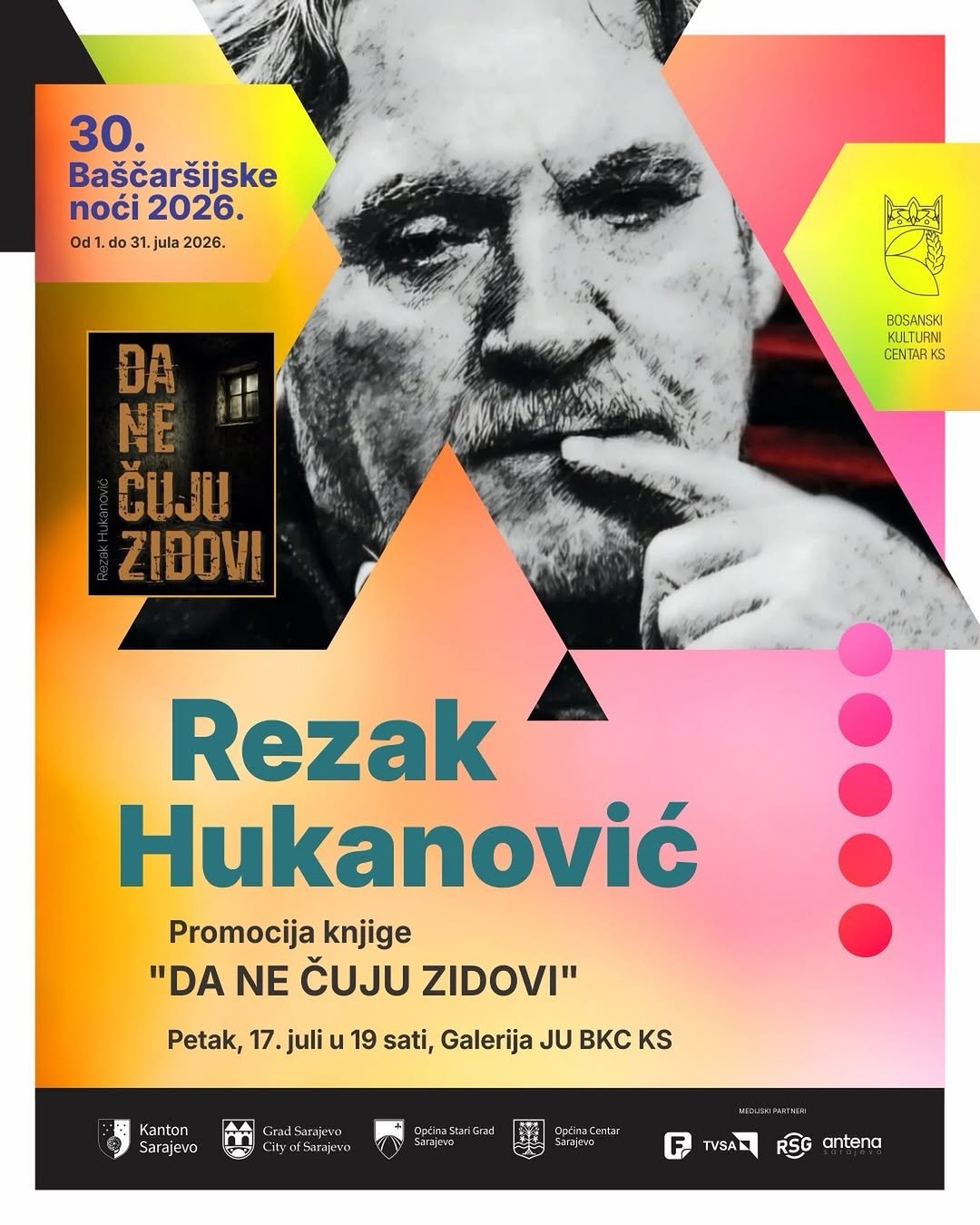 Promocija knjige „Da ne čuju zidovi“ Sarajevo