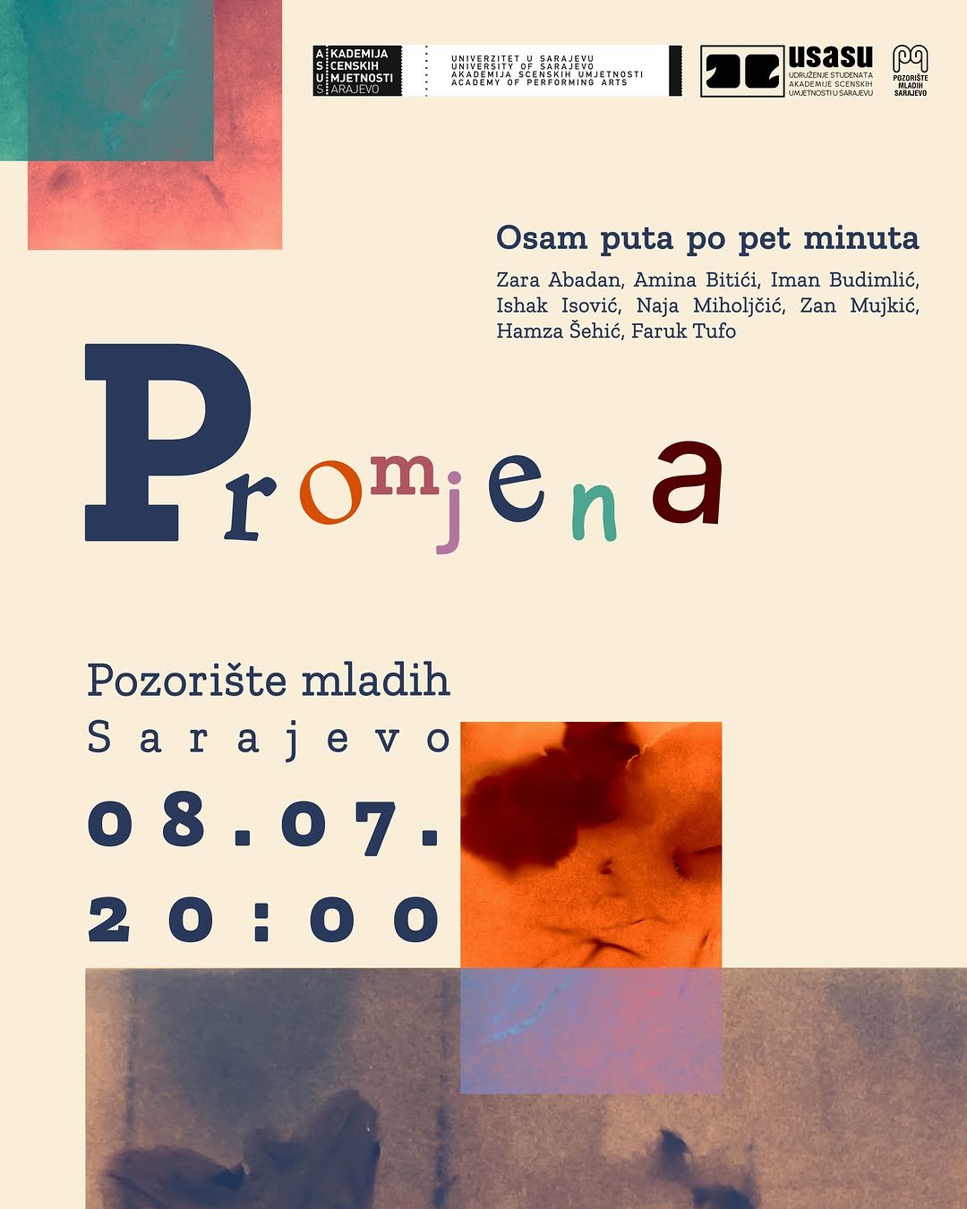 Završni ispit: Produkcija projekat II – „Promjena“ Sarajevo