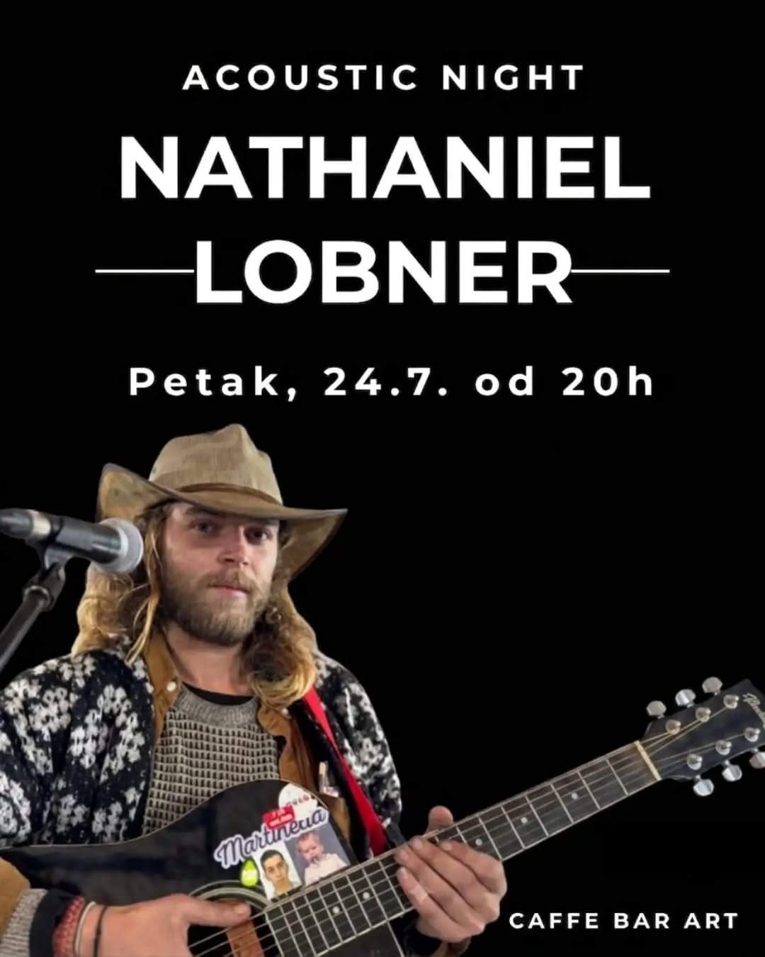 Muzička večer uz Nathaniela Lobnera u Caffe Baru ART