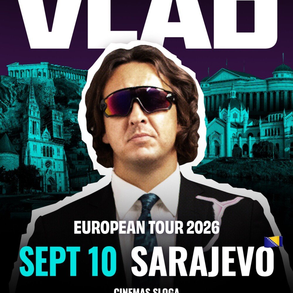 MY COUSIN VLAD Sarajevo stand-up nastup u Cinemas Sloga