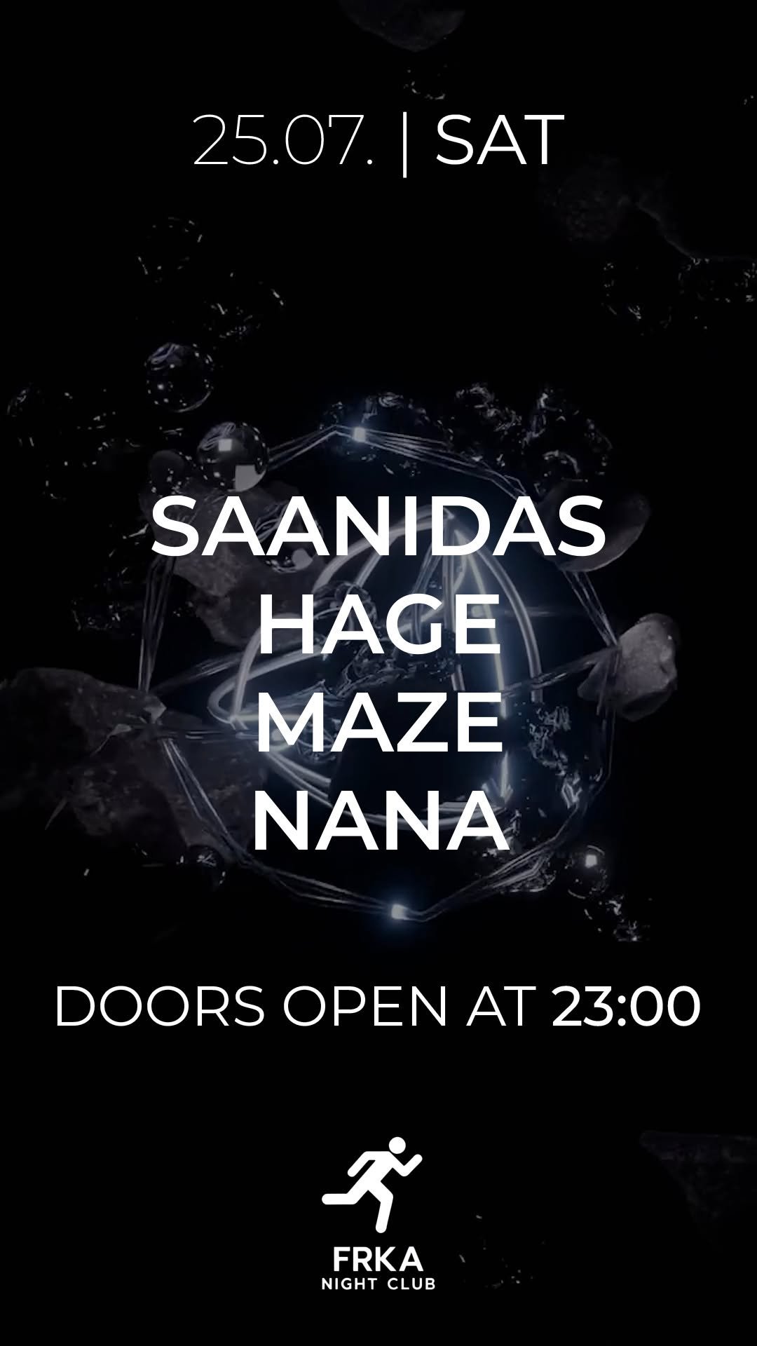 Saanidas, Hage, Maze i Nana u Sarajevu u Clubu Frka