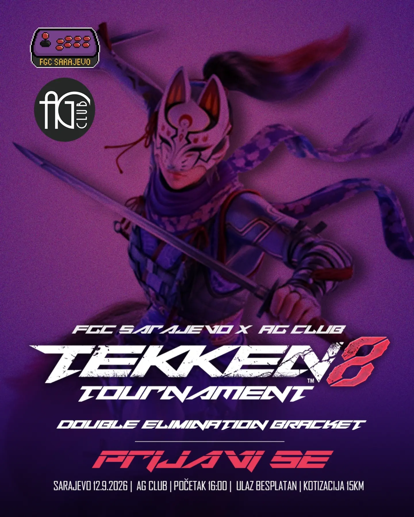FGC Sarajevo u AG Klubu u Sarajevu – Tekken turnir i casual play