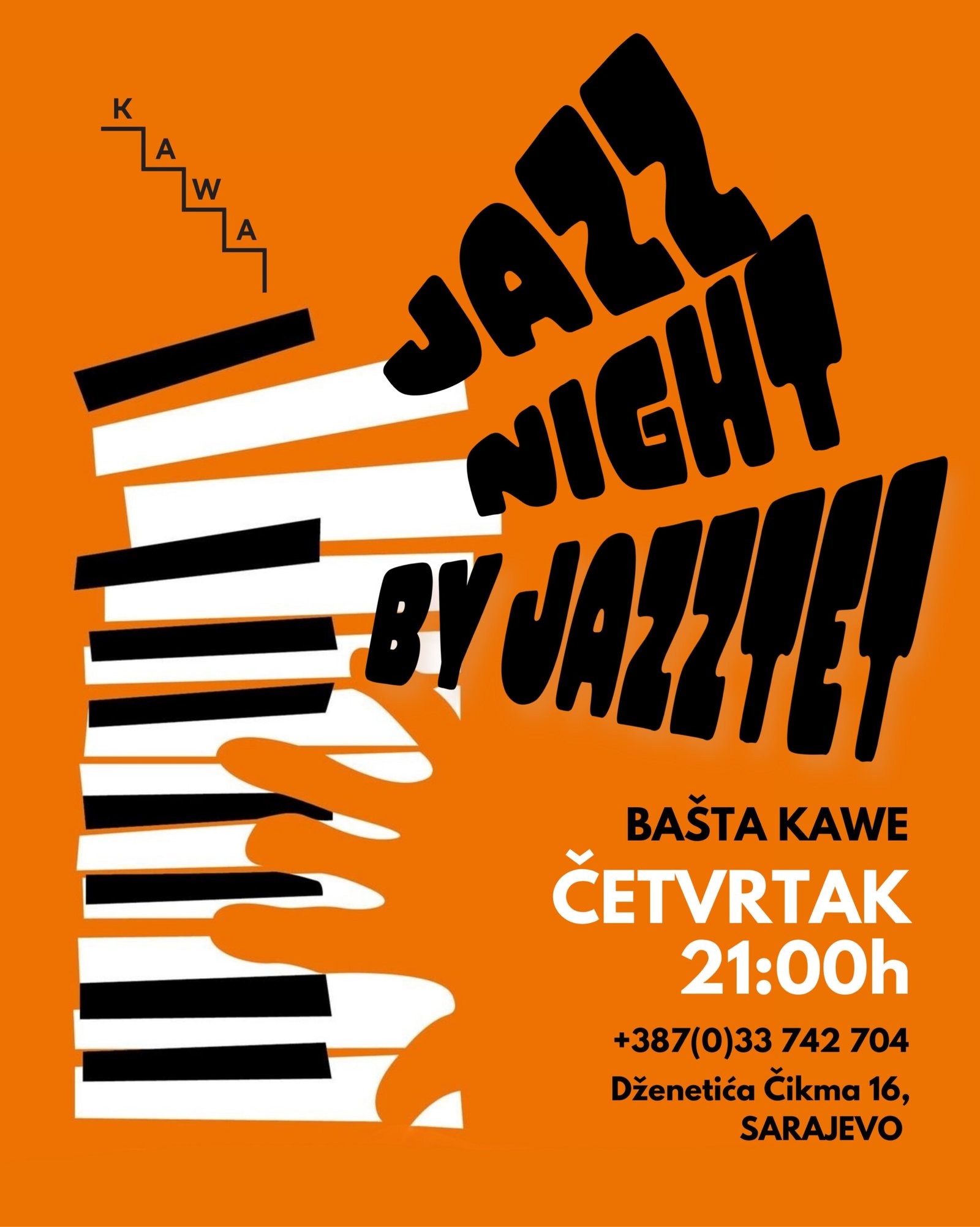 Jazz Night by Jazztet Sarajevo u bašti Kawe