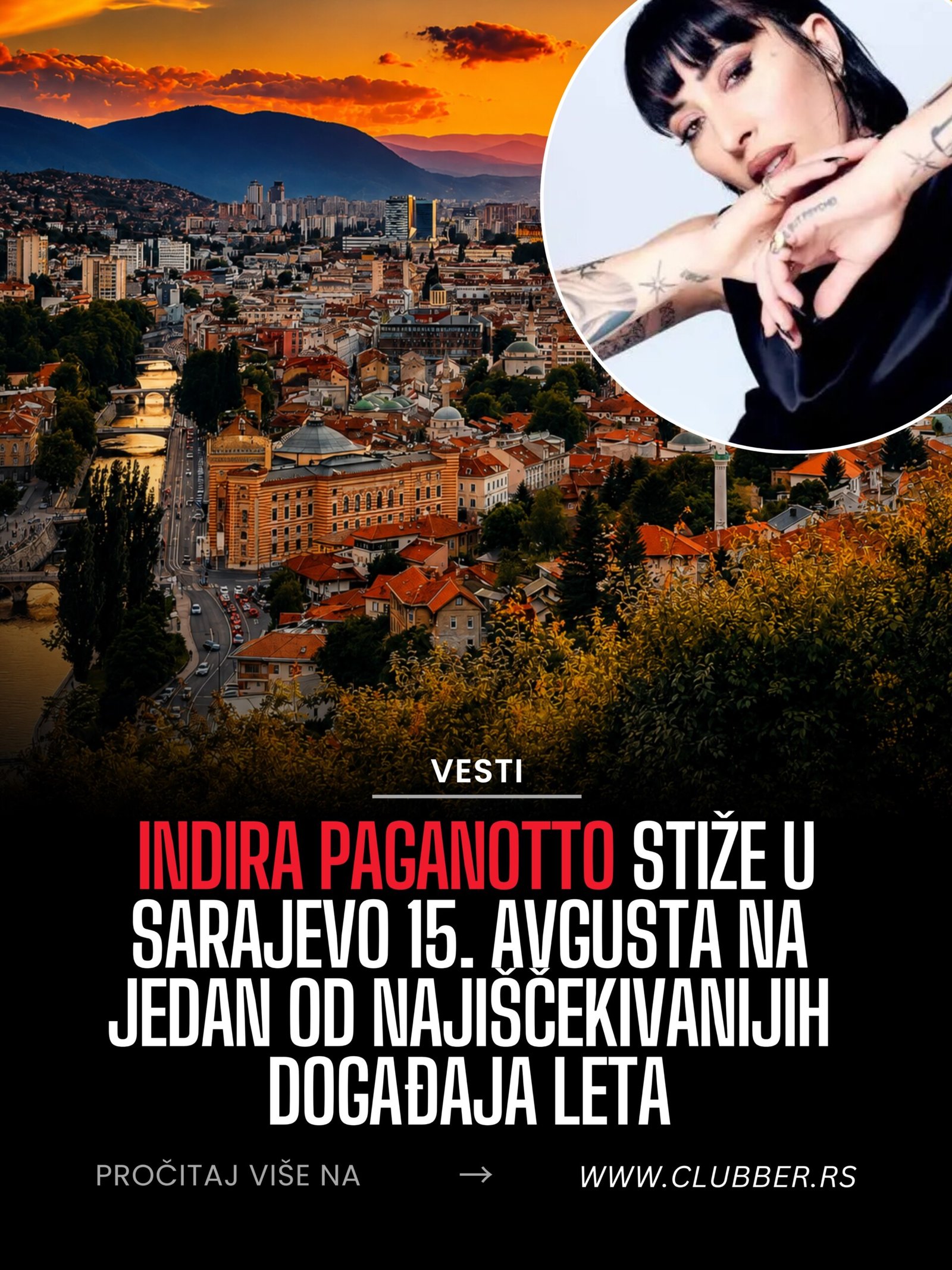 Sarajevo Matinee: Indira Paganotto u Sarajevu
