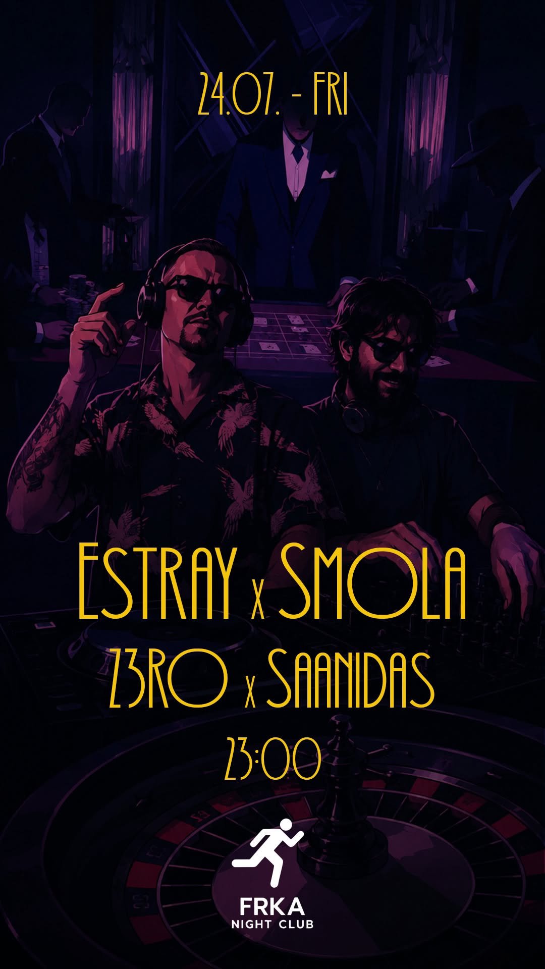 Estray b2b Smola u Sarajevu u Club Frka