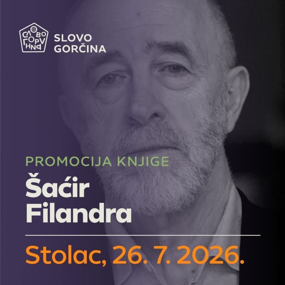 Predstavljanje knjige Šaćira Filandre u Stocu na festivalu Slovo Gorčina