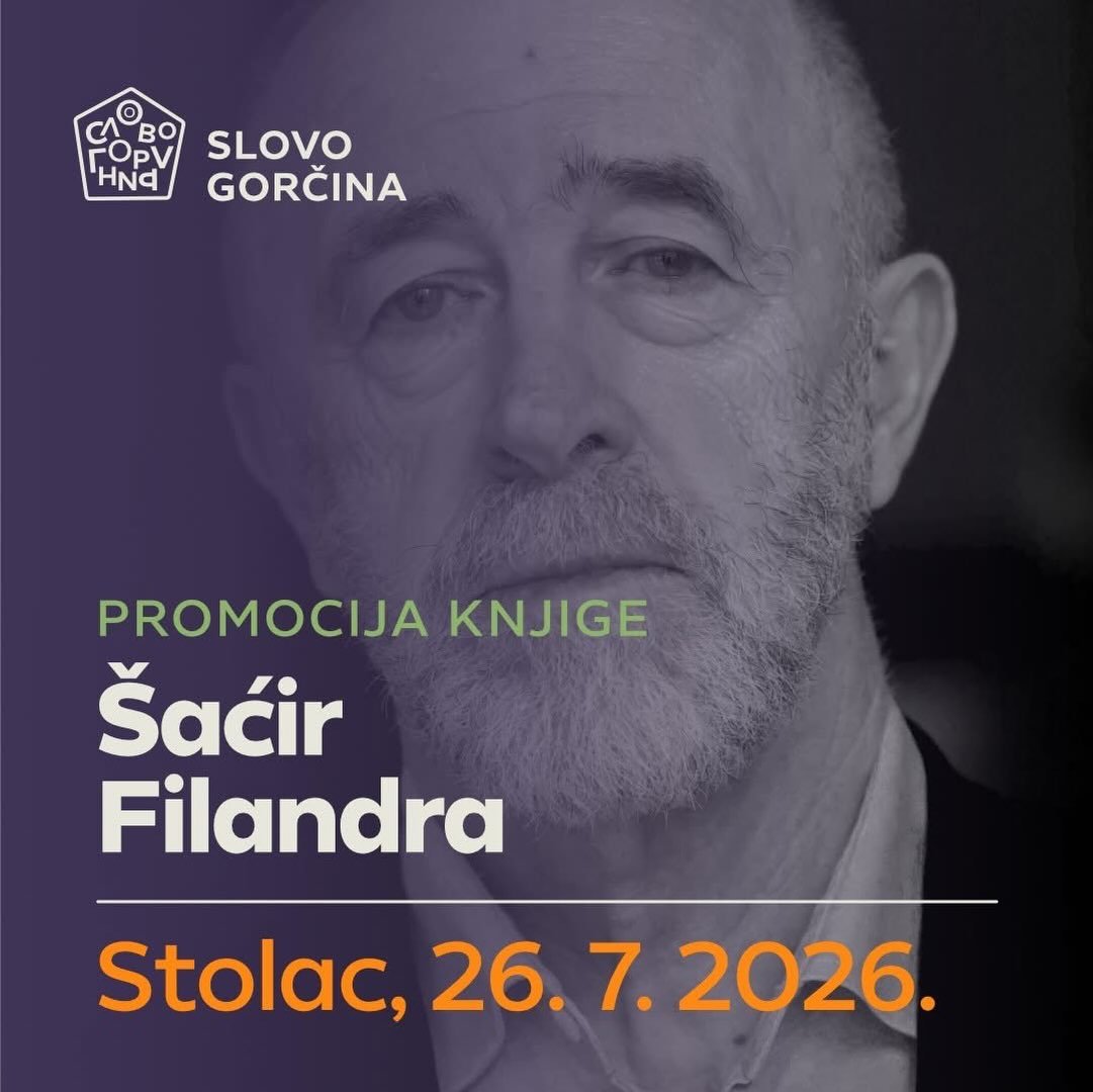 Predstavljanje knjige Šaćira Filandre u Stocu na festivalu Slovo Gorčina