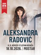 Koncert Aleksandre Radović u Mostaru
