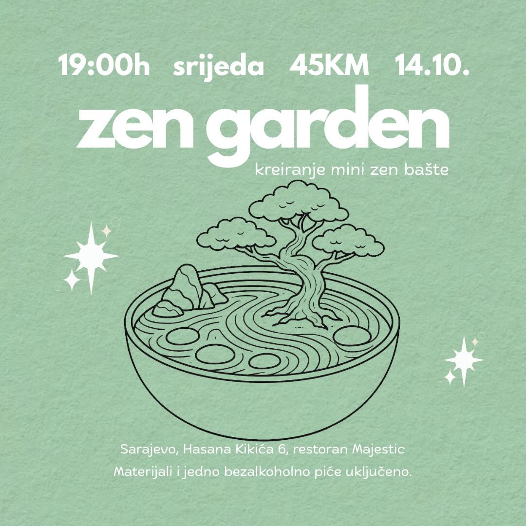 Radionica izrade mini Zen bašte