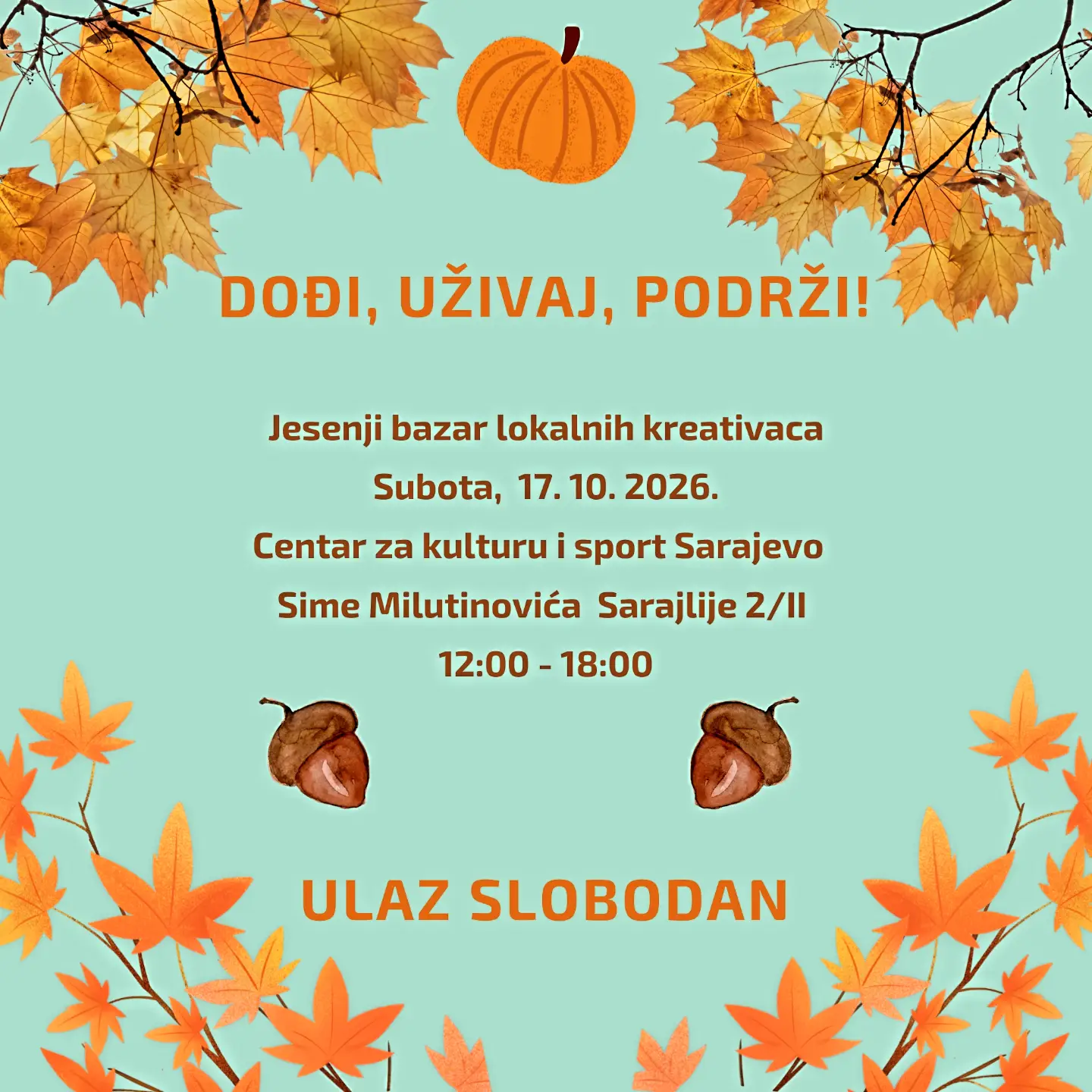 Jesenji sajam lokalnih kreativaca